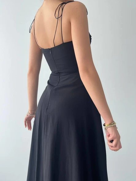 Elia İp Askılı Elbise - Resim 5