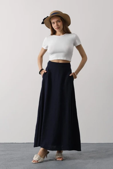 Keten Etek - Lacivert ürün görseli