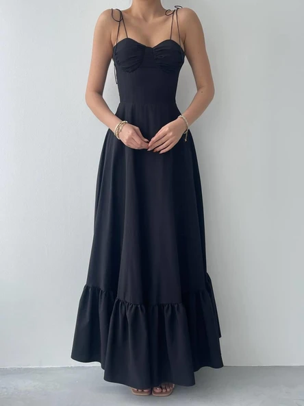 Elia İp Askılı Elbise - Resim 2