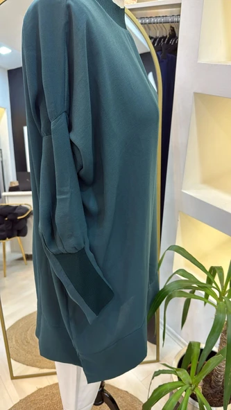 invee caz tunik 7119 zumrut - Resim 5