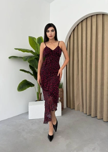 Lida Şifon Elbise - Resim 3