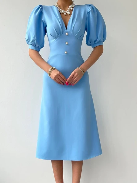 Linda Midi Elbise - Resim 2