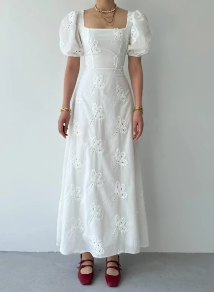 Graf Balon Kol Elbise - Resim 2