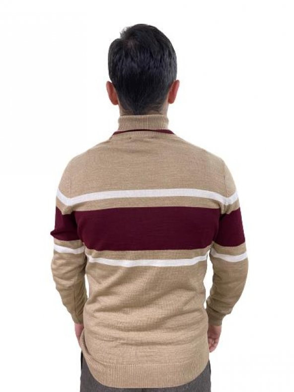 Erkek Triko Kazak Tam Balıkçı 21K1004 - 2