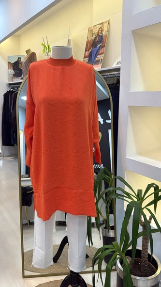 invee caz tunik 7119 oranj ürün görseli 1