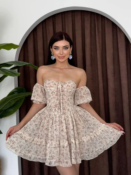 Hans Boyundan Bağlamalı Elbise ürün görseli