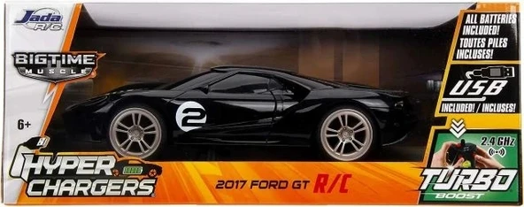 Jada Toys Bigtime Muscle 1:16 2017 Ford GT RC Uzaktan Kumandalı Araba 2.4 - 5