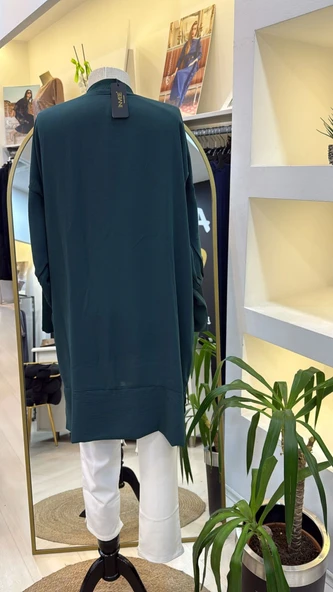 invee caz tunik 7119 zumrut - Resim 2
