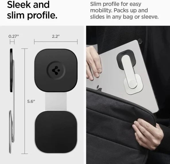 Spigen OneTap (MagFit) Magsafe AirPod Pro/ Pro 2/ 3 Standı - Resim 7