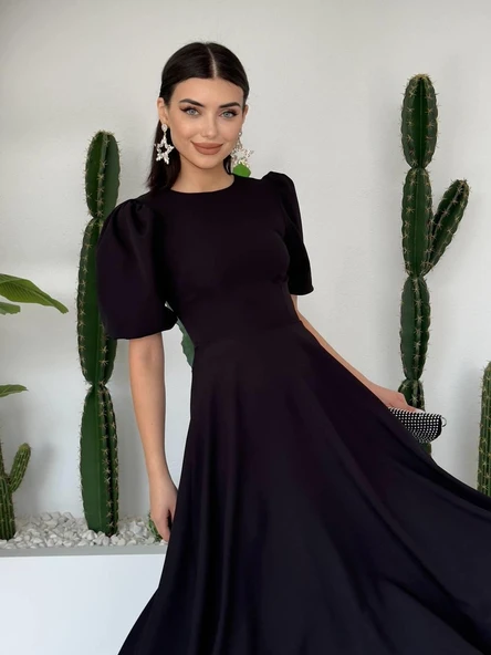 Catania Balon Kol Elbise ürün görseli