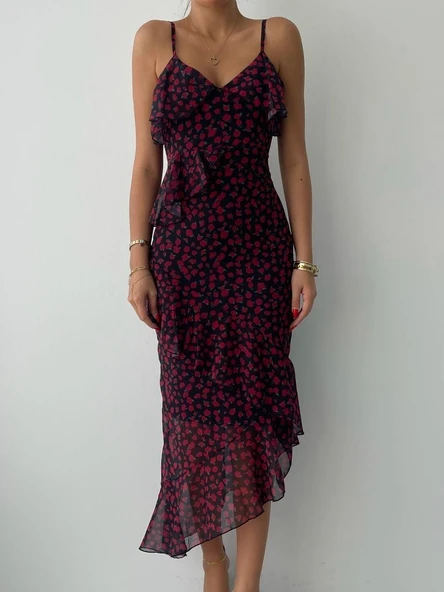 Lida Şifon Elbise - Resim 2