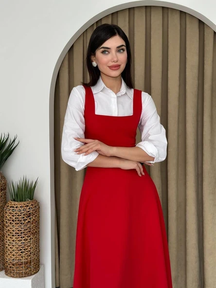 Neapolitan Askılı Elbise ürün görseli