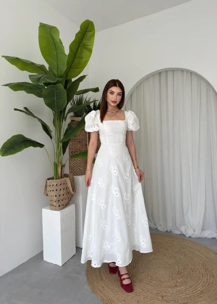 Graf Balon Kol Elbise - 5