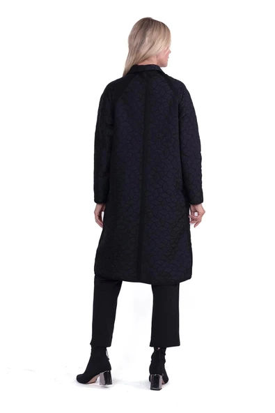 İnvee 7096 Kapitone Ceket - SİYAH - Resim 2