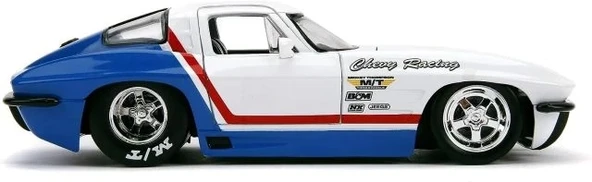Jada Toys 1:24 BTM - '63 Chevy Corvette Sting Ray Döküm Araba - 2