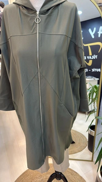 İnvee Kapşonlu yagmurluk 7045 haki - Resim 8