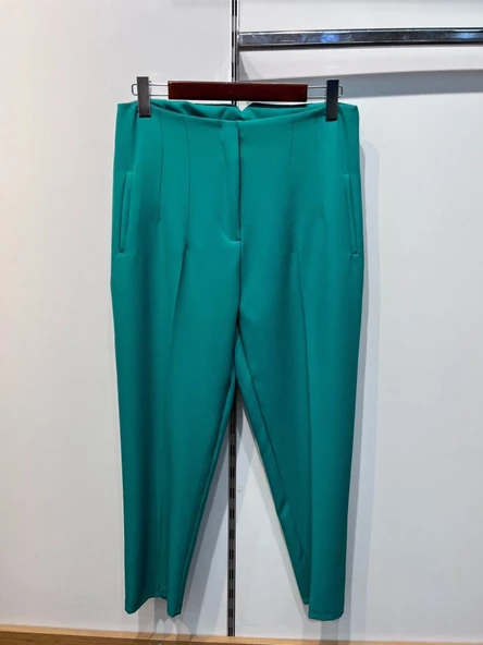 Yüksek Bel Battal Pantolon - Resim 2