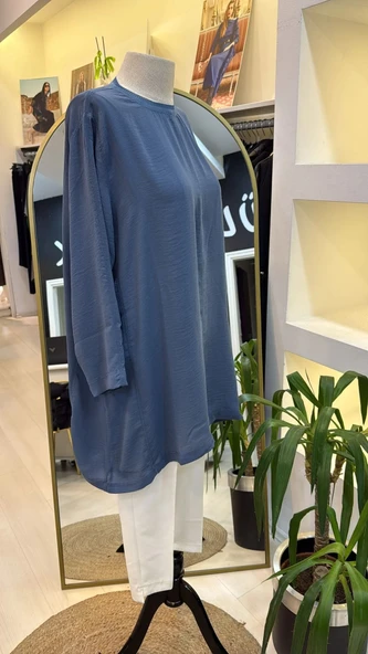 İNVEE CAZ TUNİK 7104 İNDİGO - Resim 8