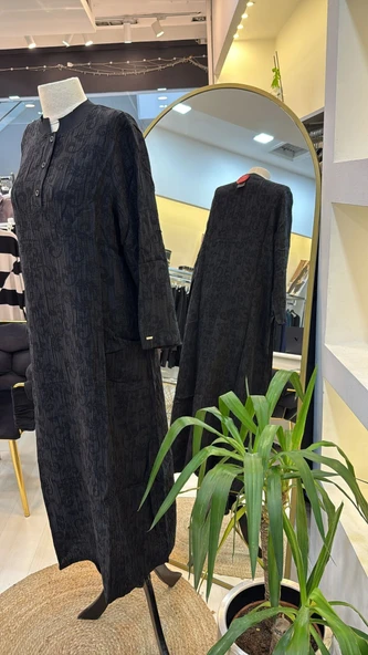 İNVEE ELBİSE 7026 SİYAH - 7