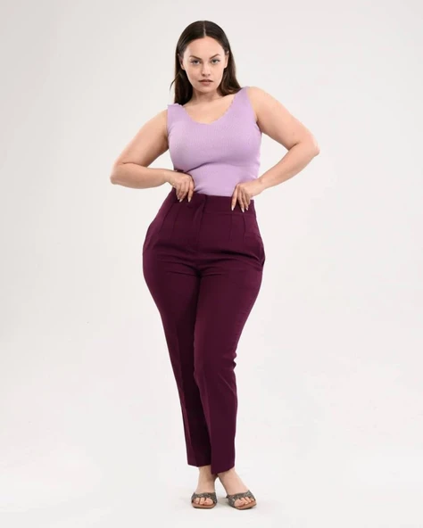 Yüksek Bel Battal Pantolon ürün görseli