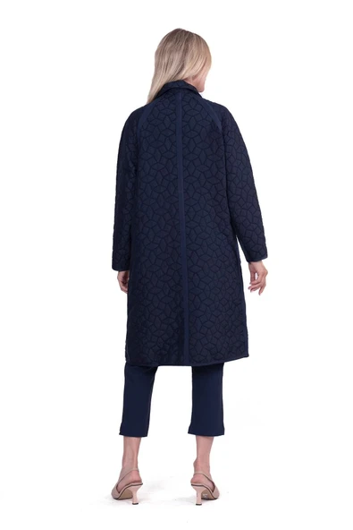 İnvee 7096 Kapitone Ceket - LACİVERT - Resim 3
