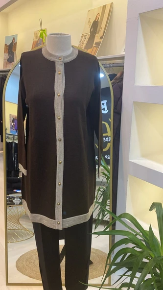 İNVEE TRİKO HİRKA 7068 KOYUKAHVE