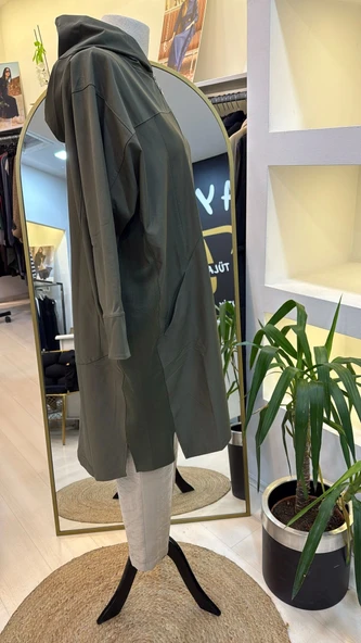 İnvee Kapşonlu yagmurluk 7045 haki - Resim 7