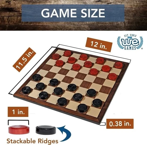 We Games Manyetik Dama - 5