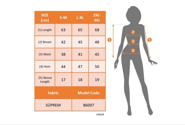 Kadın Kısa Kollu Bisiklet Yaka Dekolteli Süprem Bluz - Resim 7