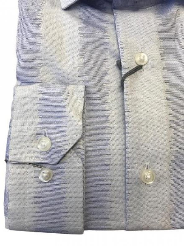 Erkek Gömlek Uzun Kol Slım Fıt 00503 - 3