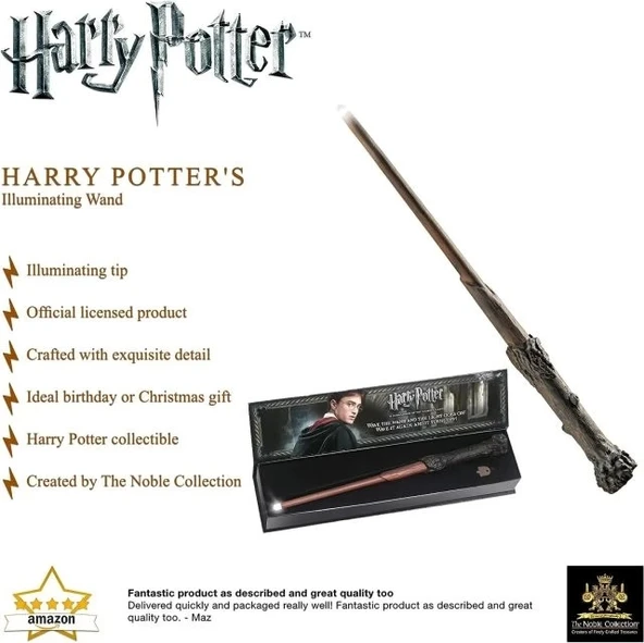 The Noble Collection Harry Potter Aydınlatıcı Asa - Resim 3