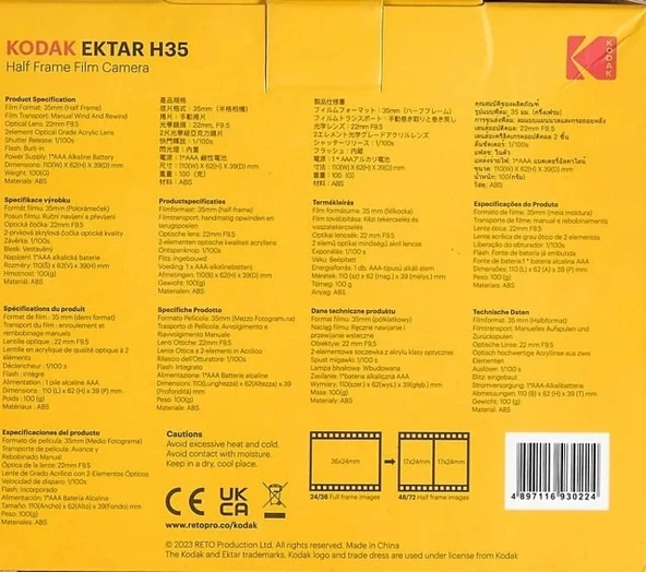 Kodak Ektar H35 Filmli Fotoğraf Makinesi - Resim 11