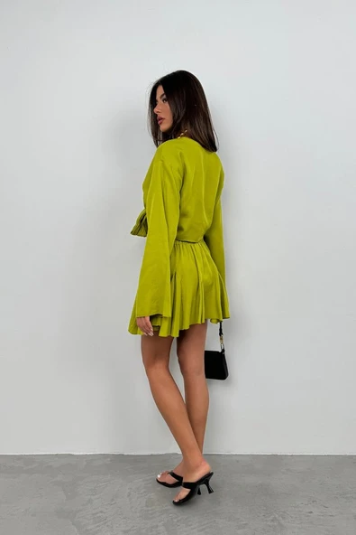 Bel Lastikli Kiloş Etek - Resim 4