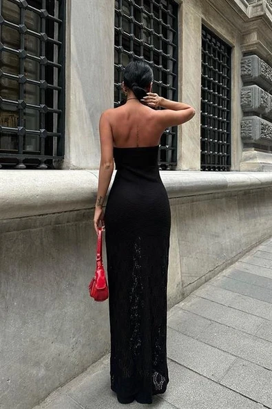 Eudora Ajurlu StraplezElbise 2771 - Resim 3