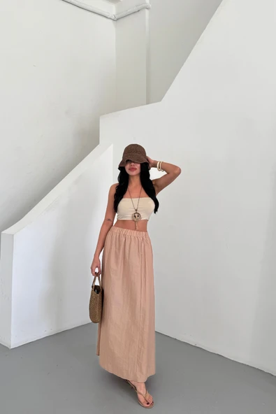 ETEK ŞANEL BOY SOFT KUMAŞ - Bej ürün görseli