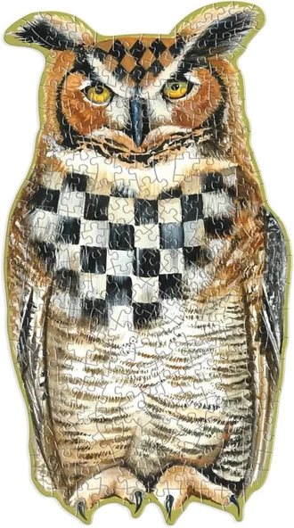 Galison Baykuş Ahşap Puzzle - Resim 2