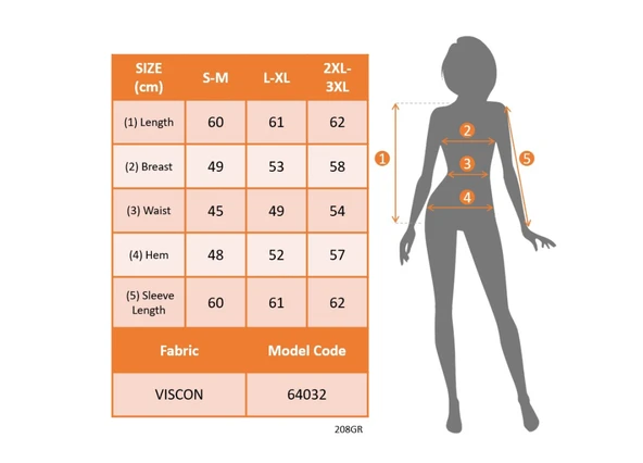 Kadın Uzun Kollu Bisiklet Yaka Desenli Viskon Bluz - Resim 4