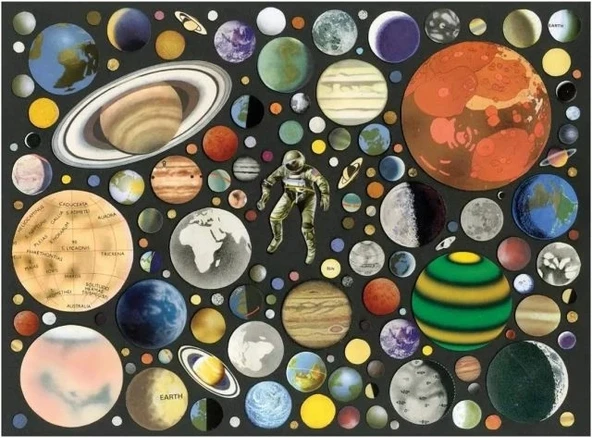 Galison Uzay Puzzle - Resim 8