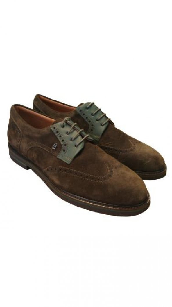 Erkek Günlük Klasik Ayakkabı Yeşil 11650 - 2