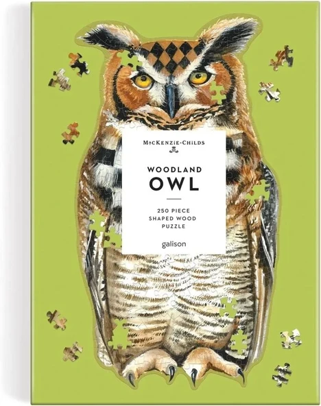 Galison Baykuş Ahşap Puzzle - Resim 6