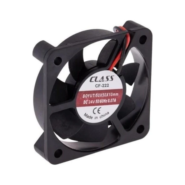 Class 50X50X10 Dc 24V Aksiyel Fan Cf 222 ürün görseli 1