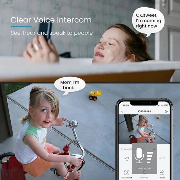 ieGeek Güvenlik Kameraları Kablosuz Dış Mekan - Resim 3