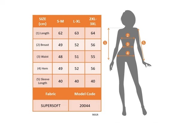 Kadın Yaprak Baskı Ayarlanabilir Truvakar Kol Süper Soft Bluz - Resim 7
