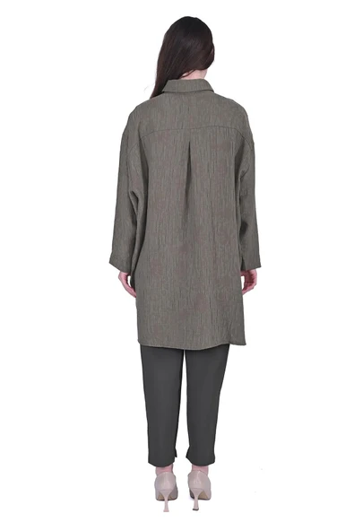 İNVEE 7017 MODAL TUNİK HAKİ - Resim 2