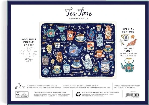 Galison Çay Vakti Puzzle - 4