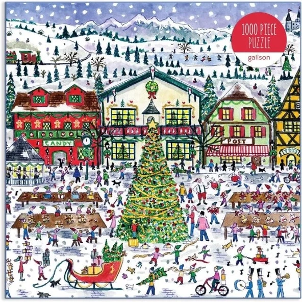 Galison Noel Baba Köyü Puzzle - 10