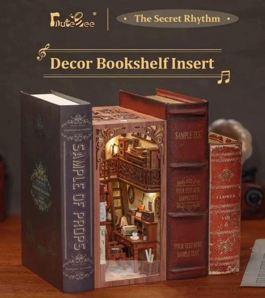 CUTEBEE Toz Kapaklı DIY Kitap Köşesi Seti - Su Dongpo'nun Hayatı - 2