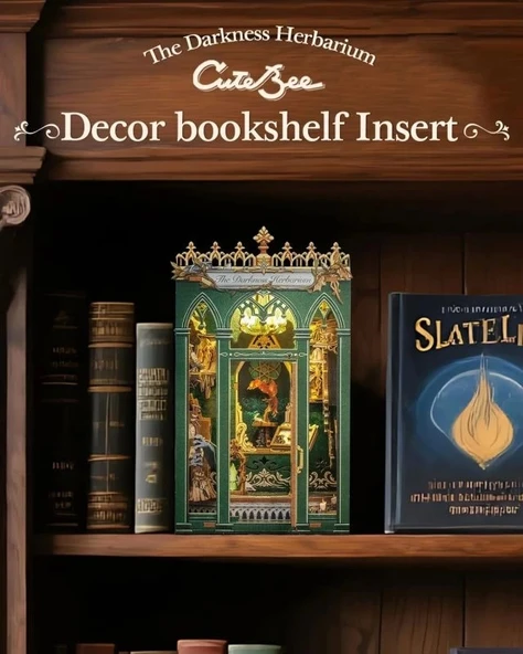 CUTEBEE DIY Kitap Köşesi Seti Toz Kapaklı - 3