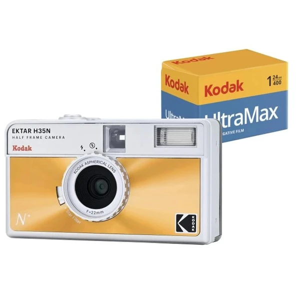 KODAK EKTAR H35N Yarım Çerçeve Fotoğraf Makinesi - Film Paketli - Resim 7