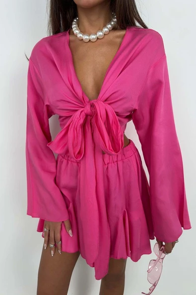 Bel Lastikli Kiloş Etek - Resim 4